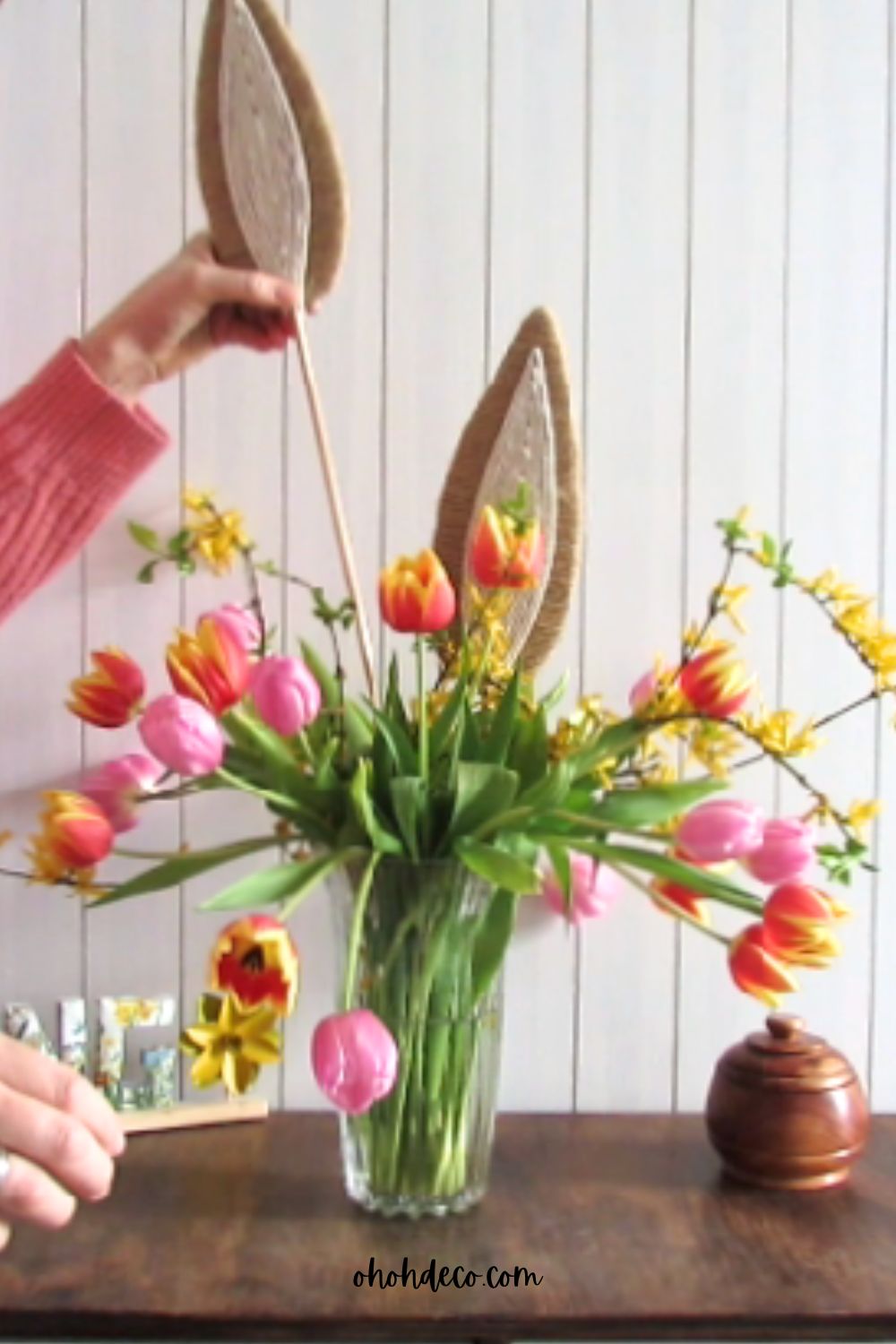 easter flower arrangement