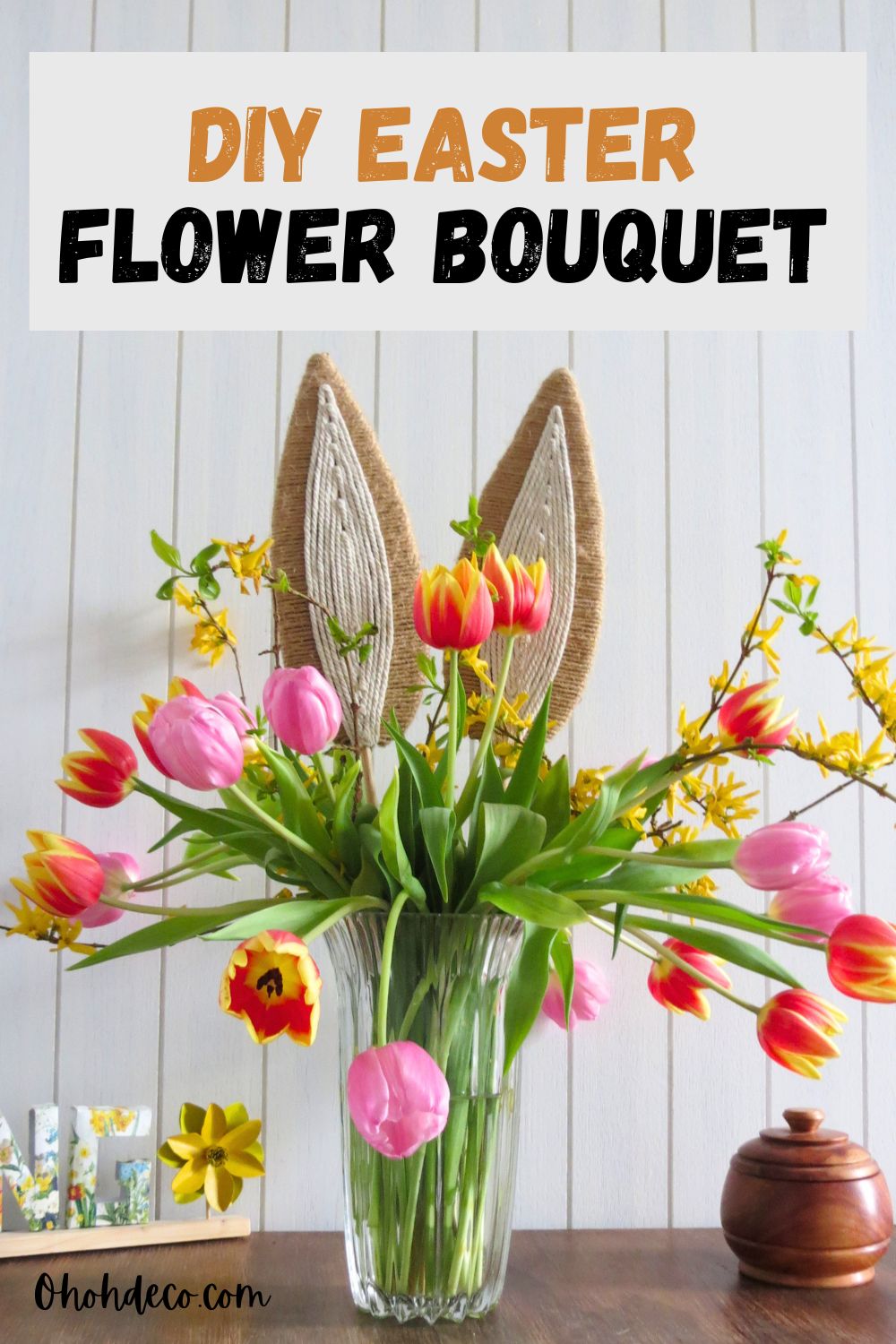 easter flower arrangement