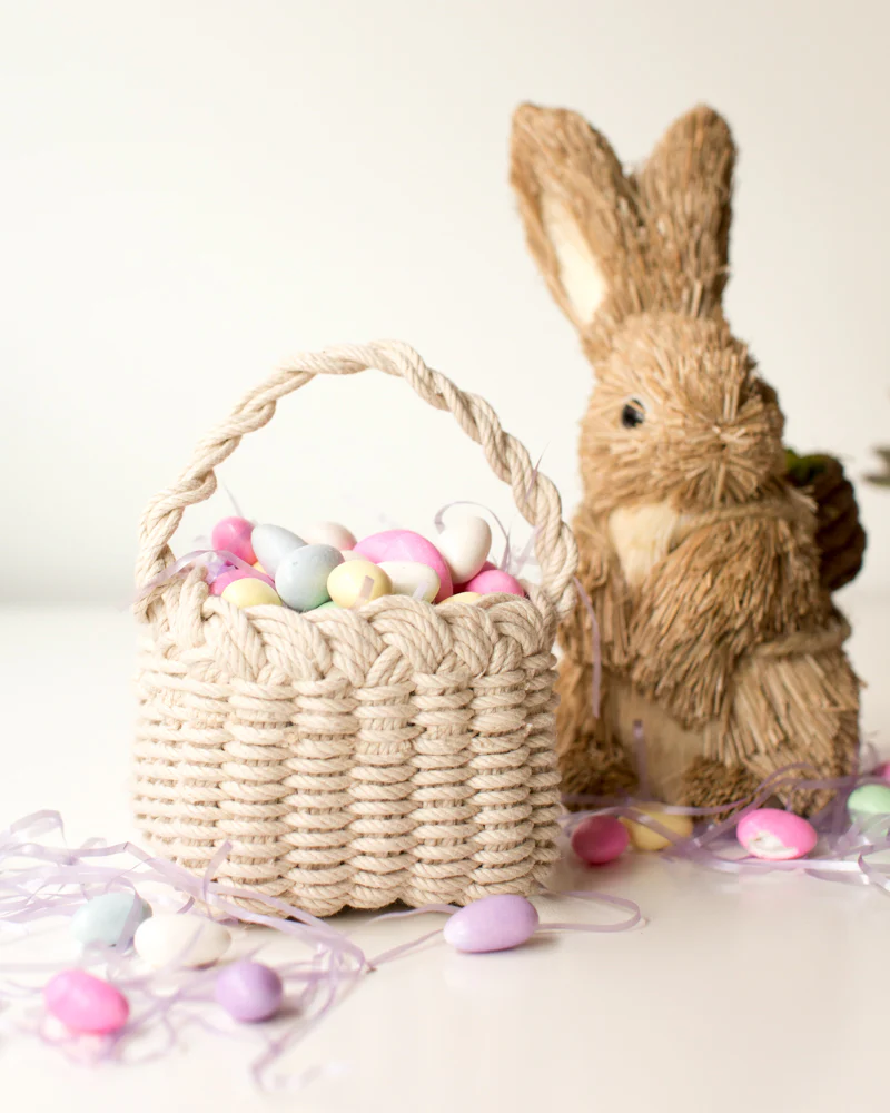 diy handmade easter basket