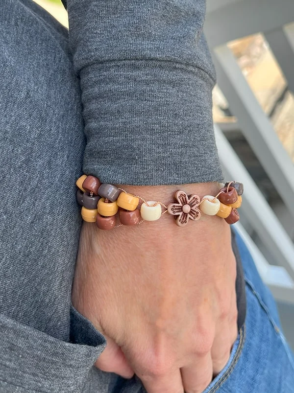 kandi flower bracelet