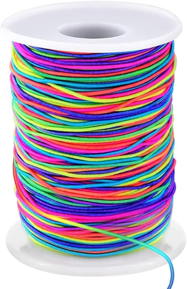 rainbow elastic for jewelry