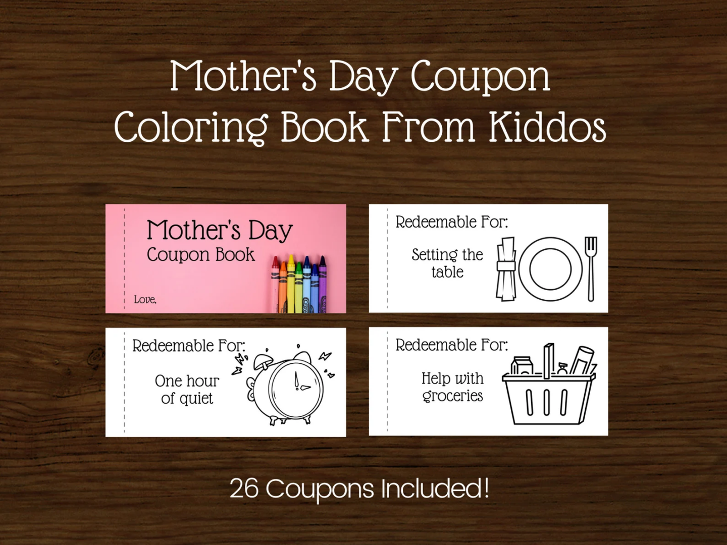 mother's day coupon for kids
