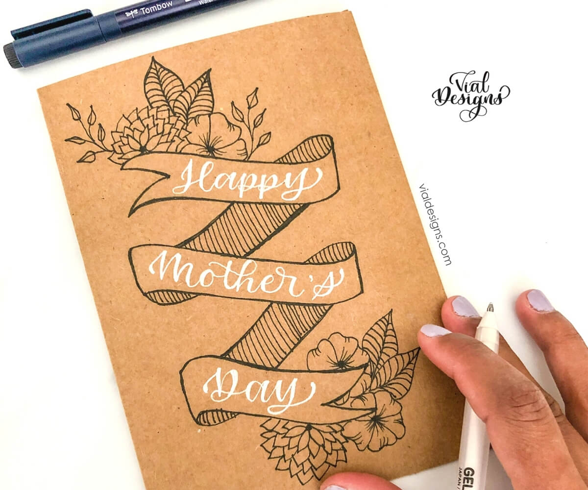 happy mother day card diy