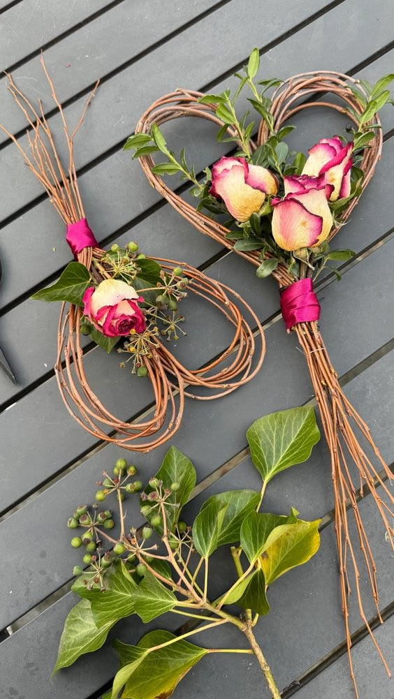 heart bouquet diy