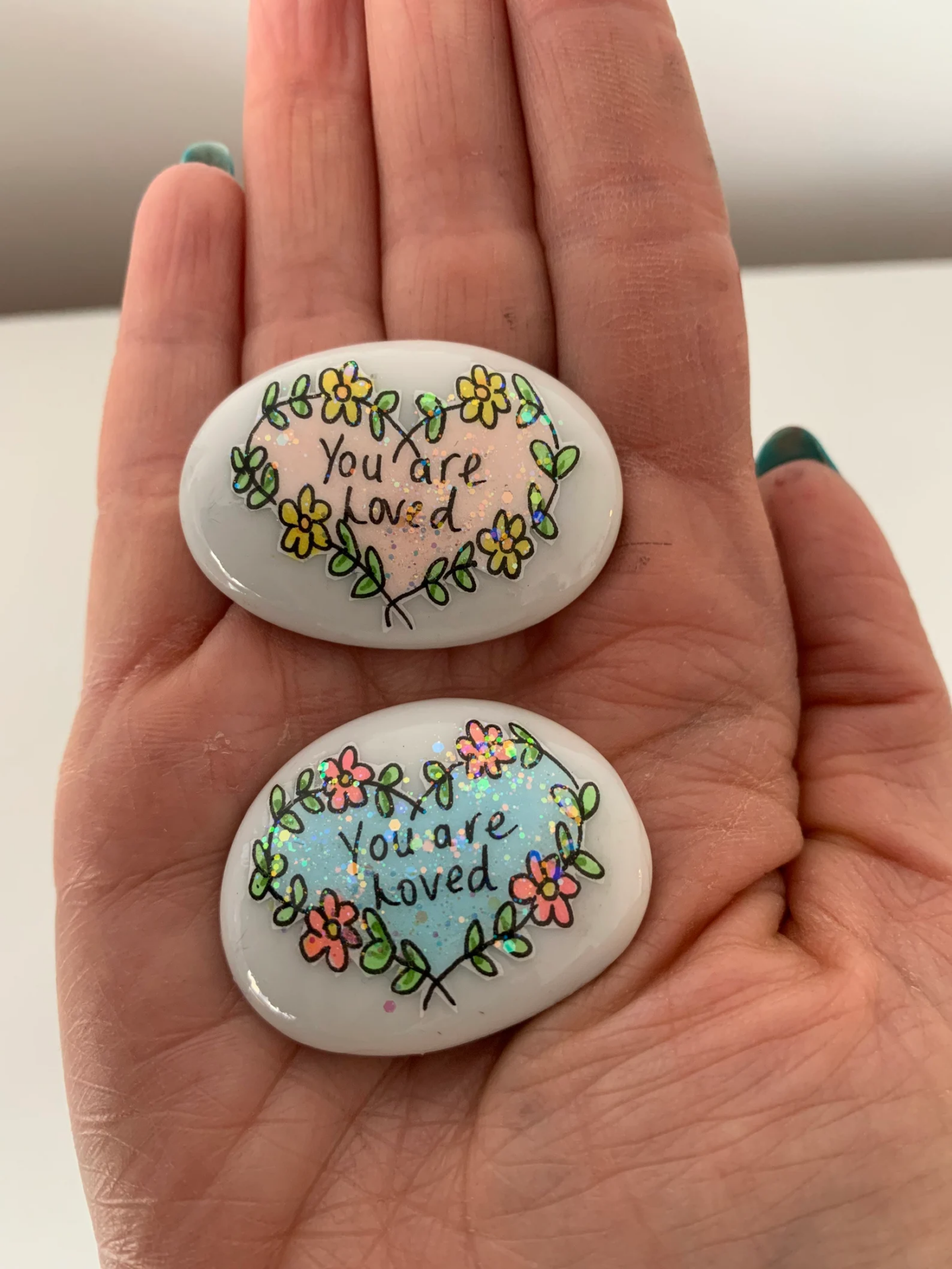 Mother&rsquo;s Day crafts for adults painted Pebble 
