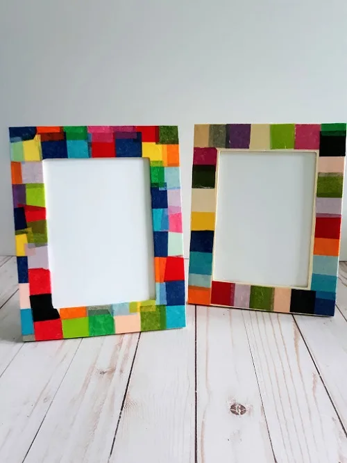 paper tissue frame diy