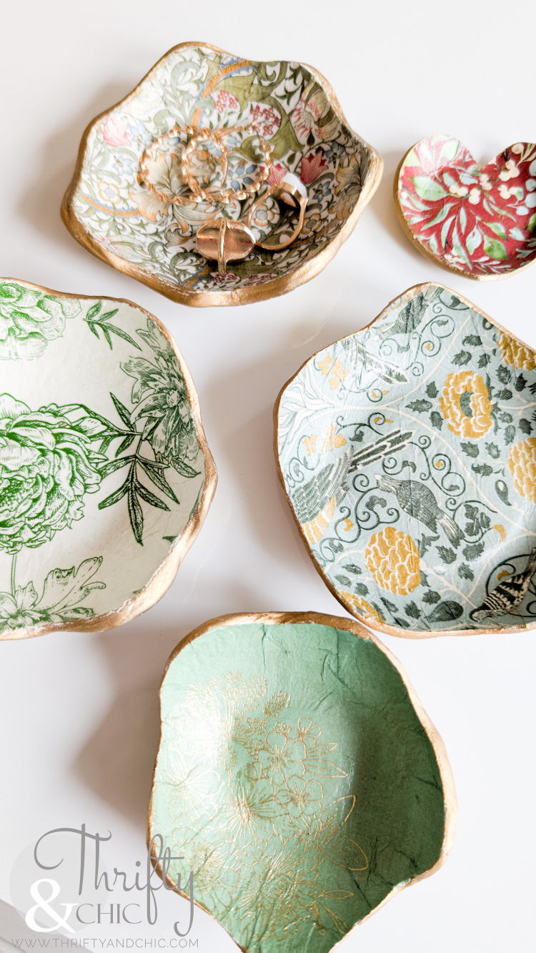air clay trinket diy mothers day gift