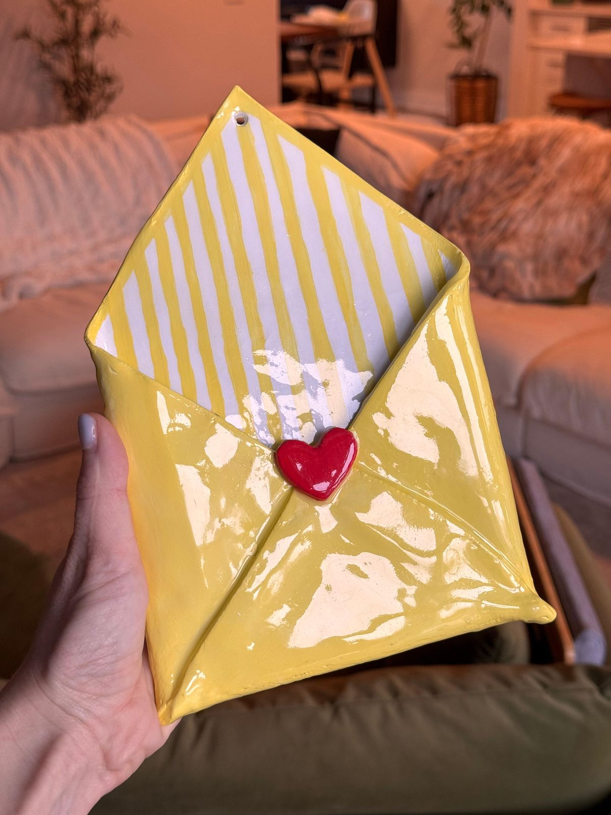 air clay enveloppe diy