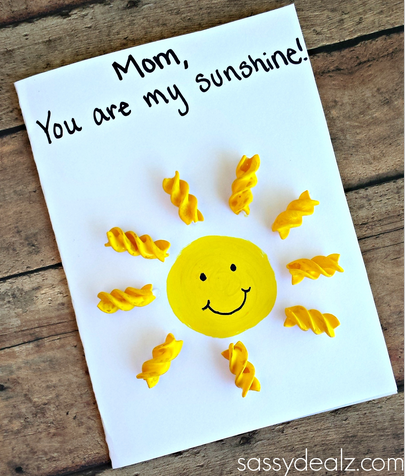 sun mother's day card