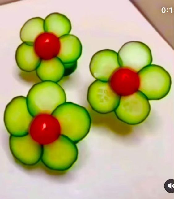 cucumber and tomato flower