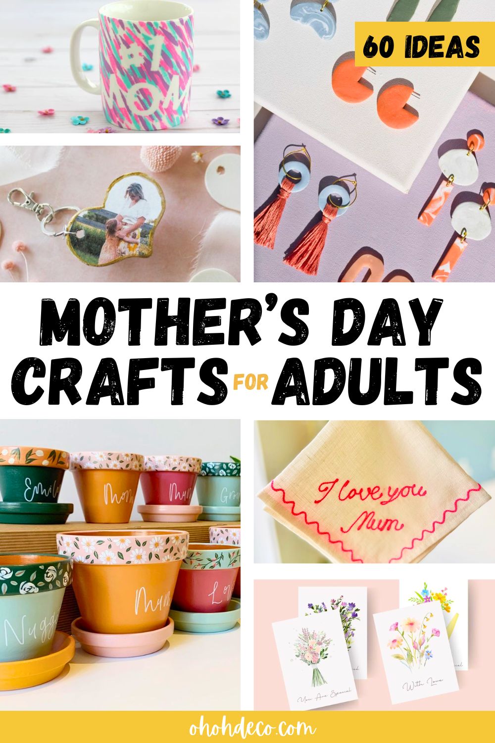 mothers day crafts for adults - Ohoh deco