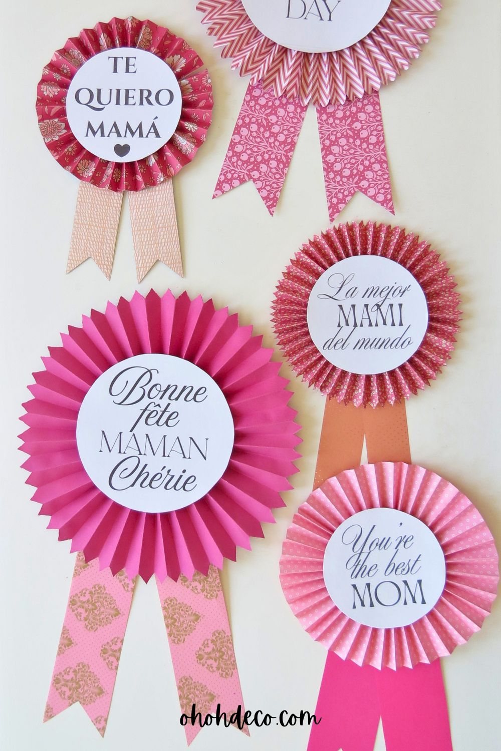 Mother's Day Decoration with paper