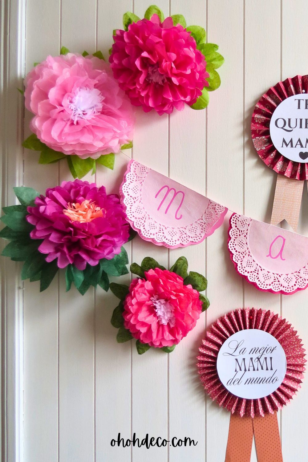 Tissue Paper Flower Craft