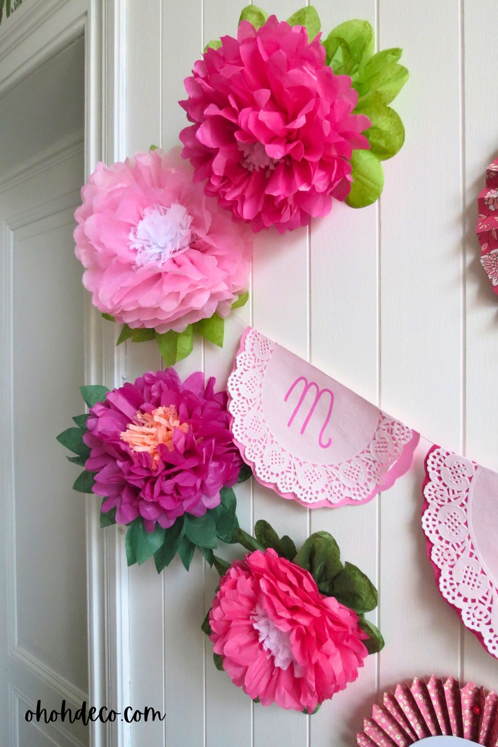 Tissue Paper Flower Craft