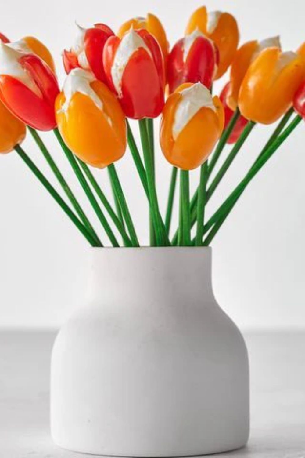 tomato and cheese edible arrangement