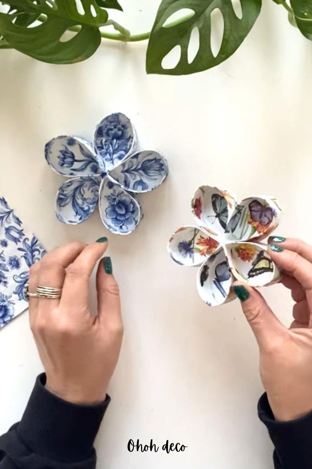 DIY Trinket Dish with toilet paper roll