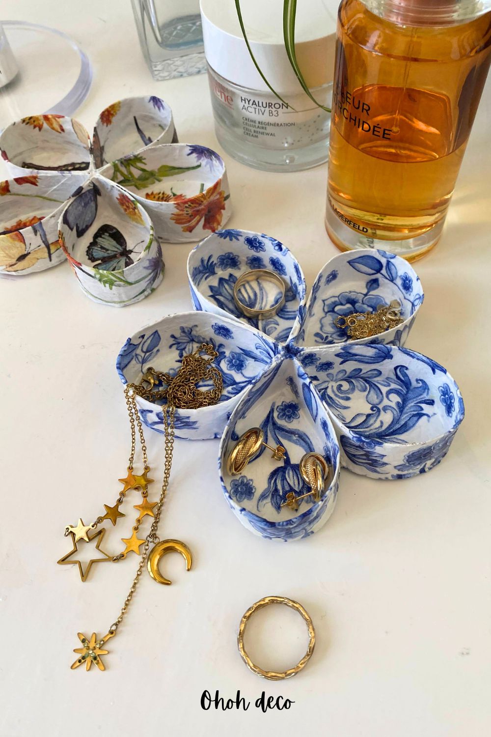 DIY Trinket Dish with toilet paper roll