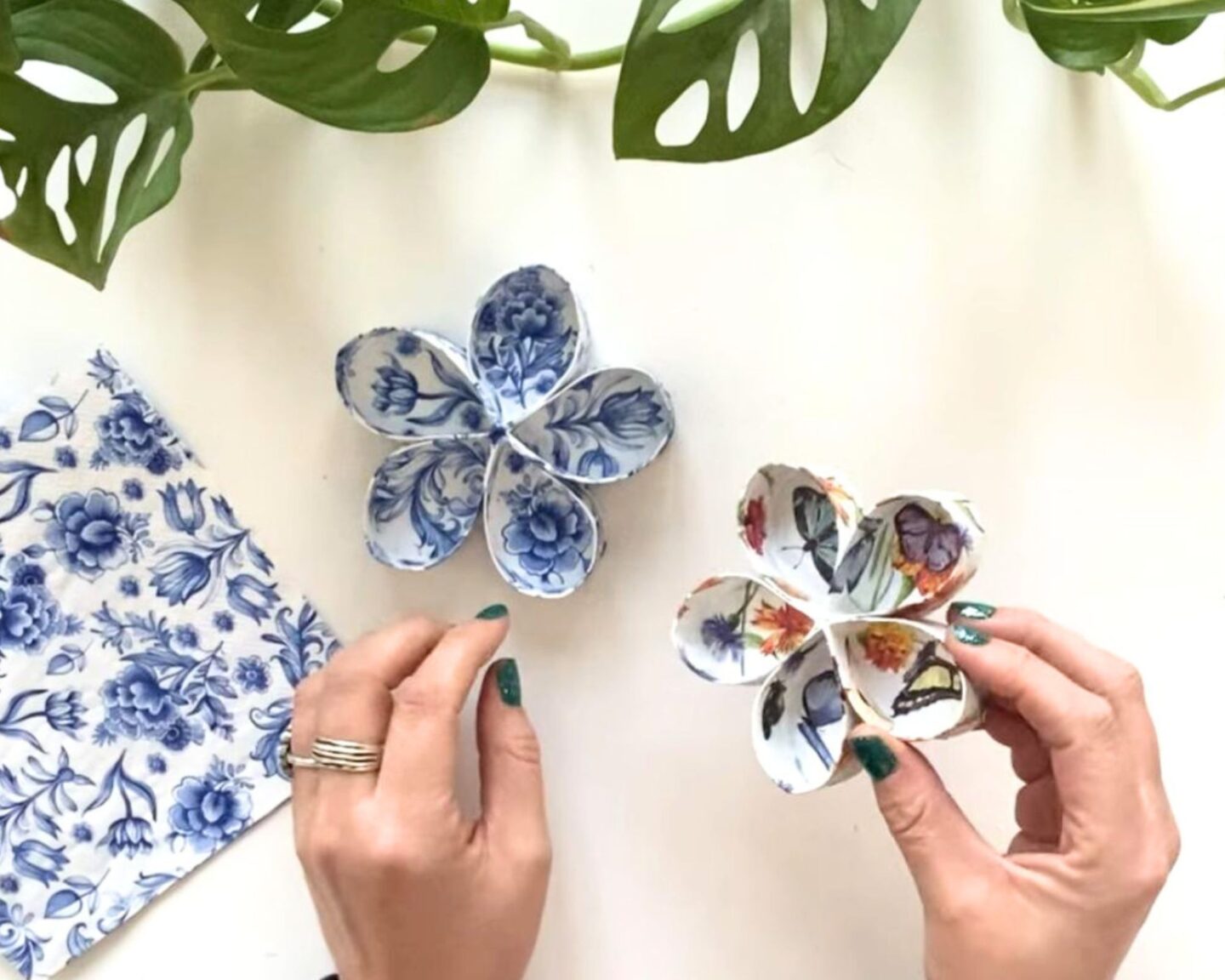 diy trinket dish toilet paper roll craft