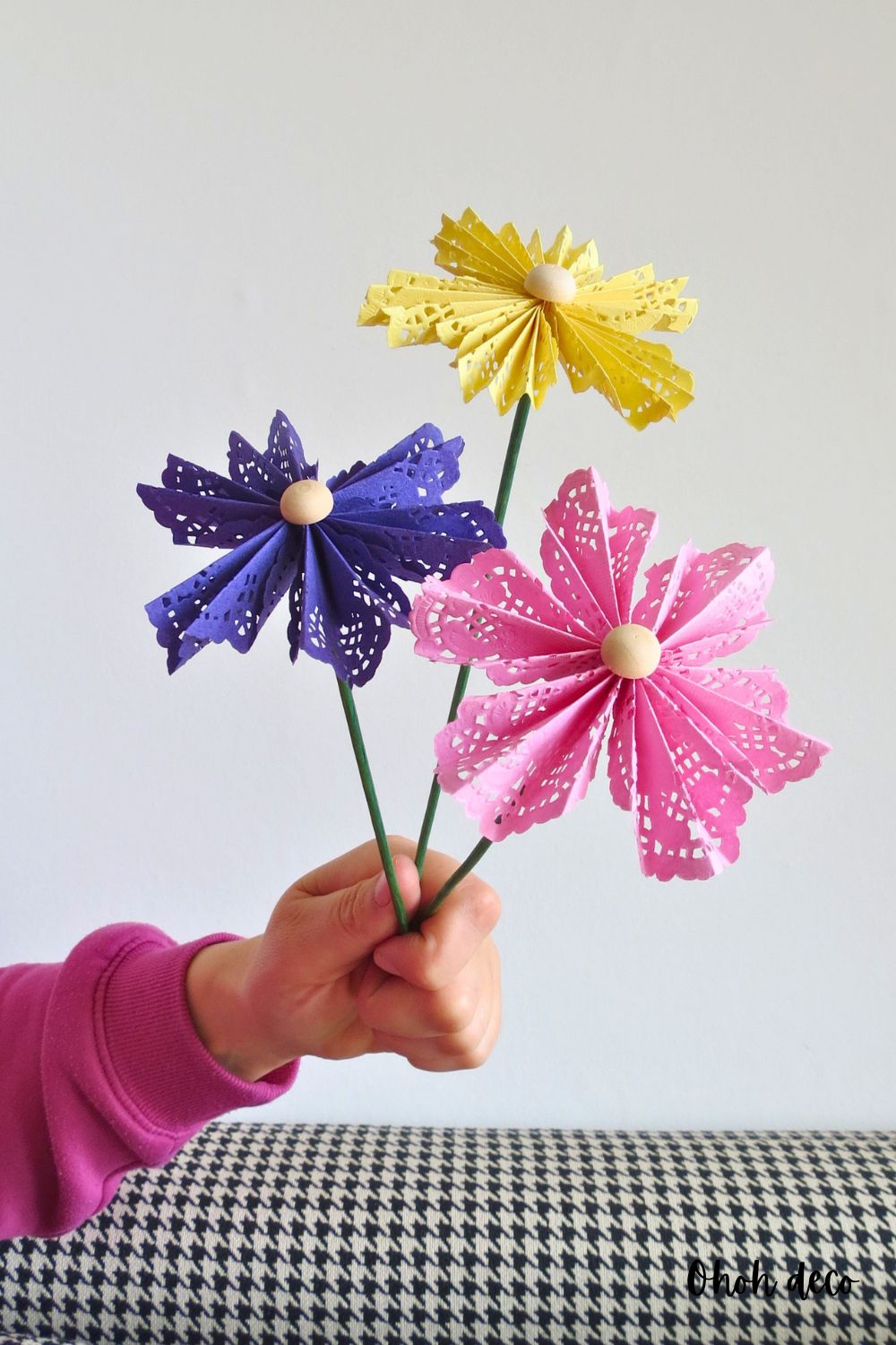 diy paper daisy