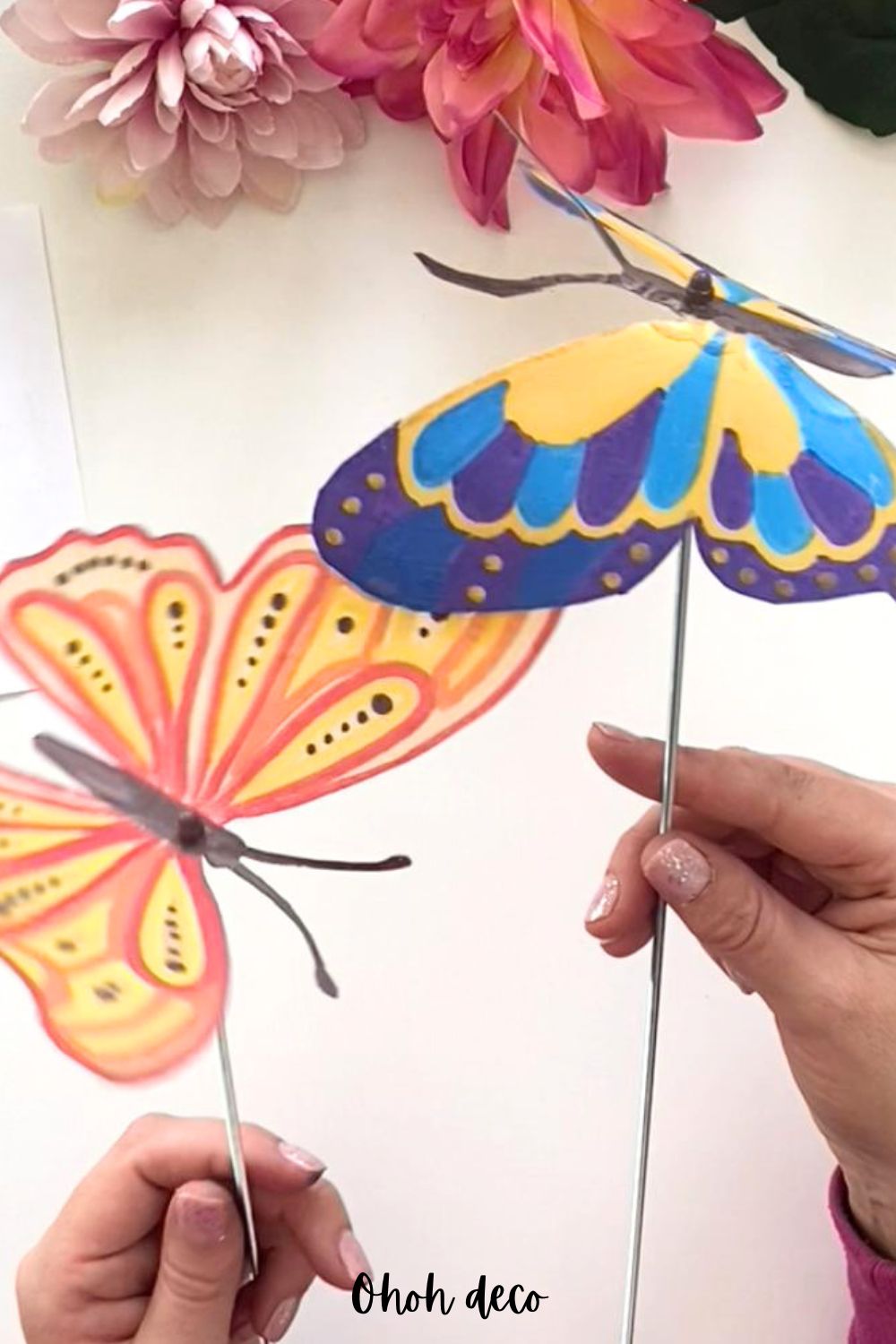 decorative garden stake diy