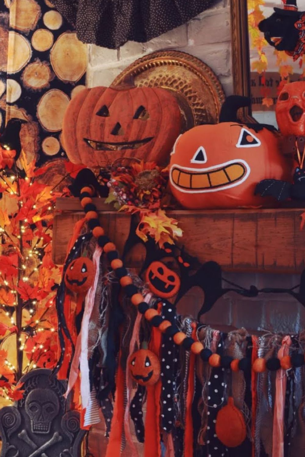 vintage halloweer decor