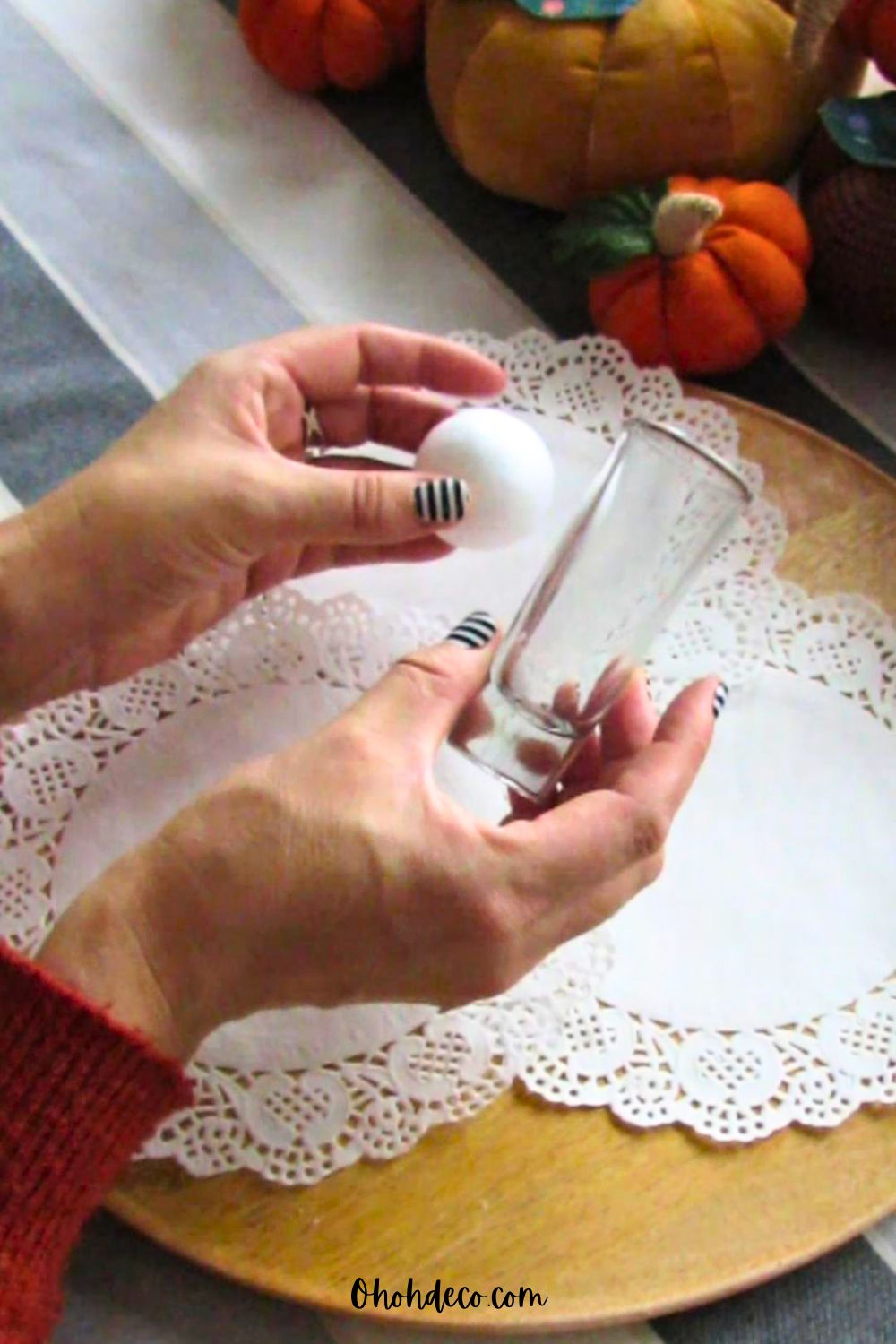 DIY Halloween decorations paper ghost