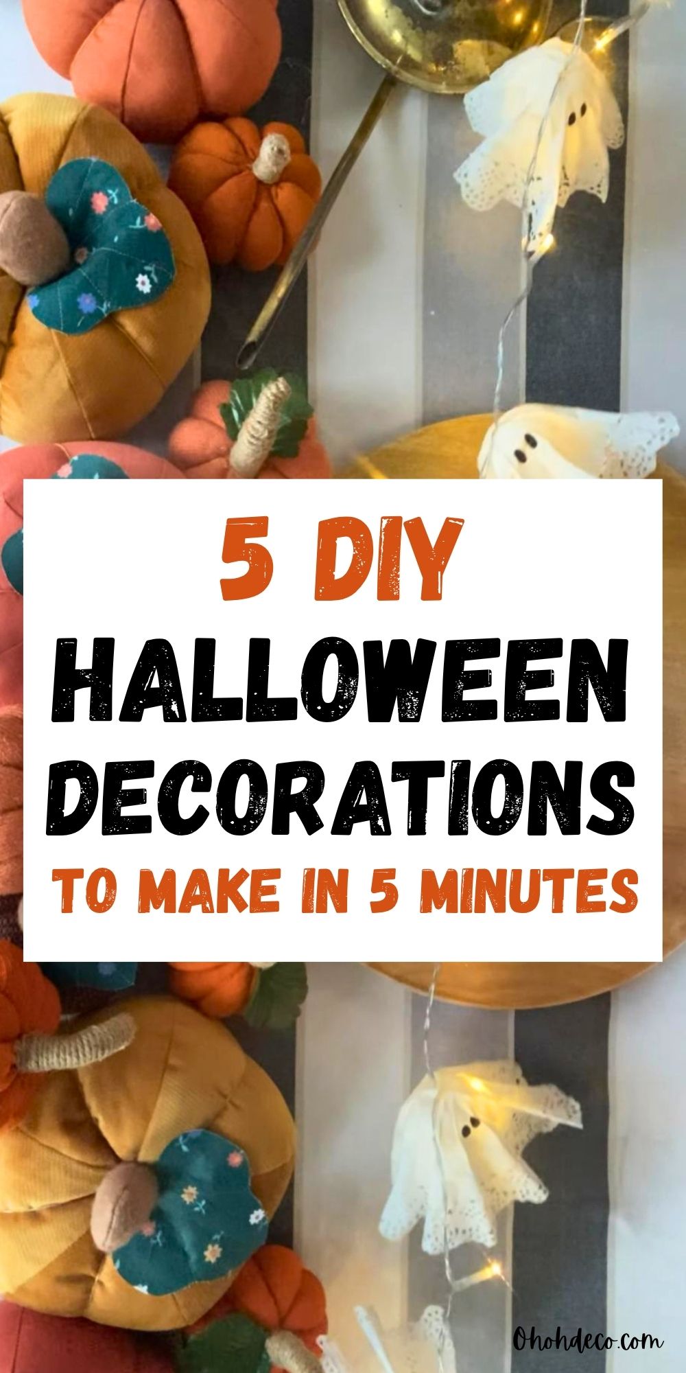 DIY Halloween Decorations 5 easy ideas