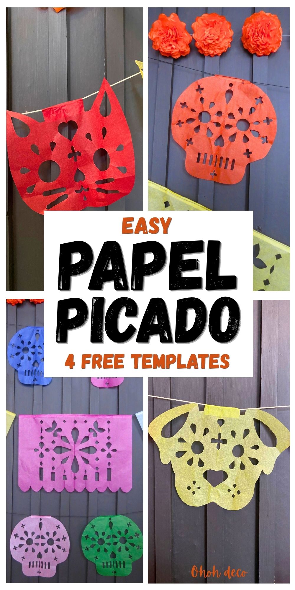 Free easy Papel Picado Templates