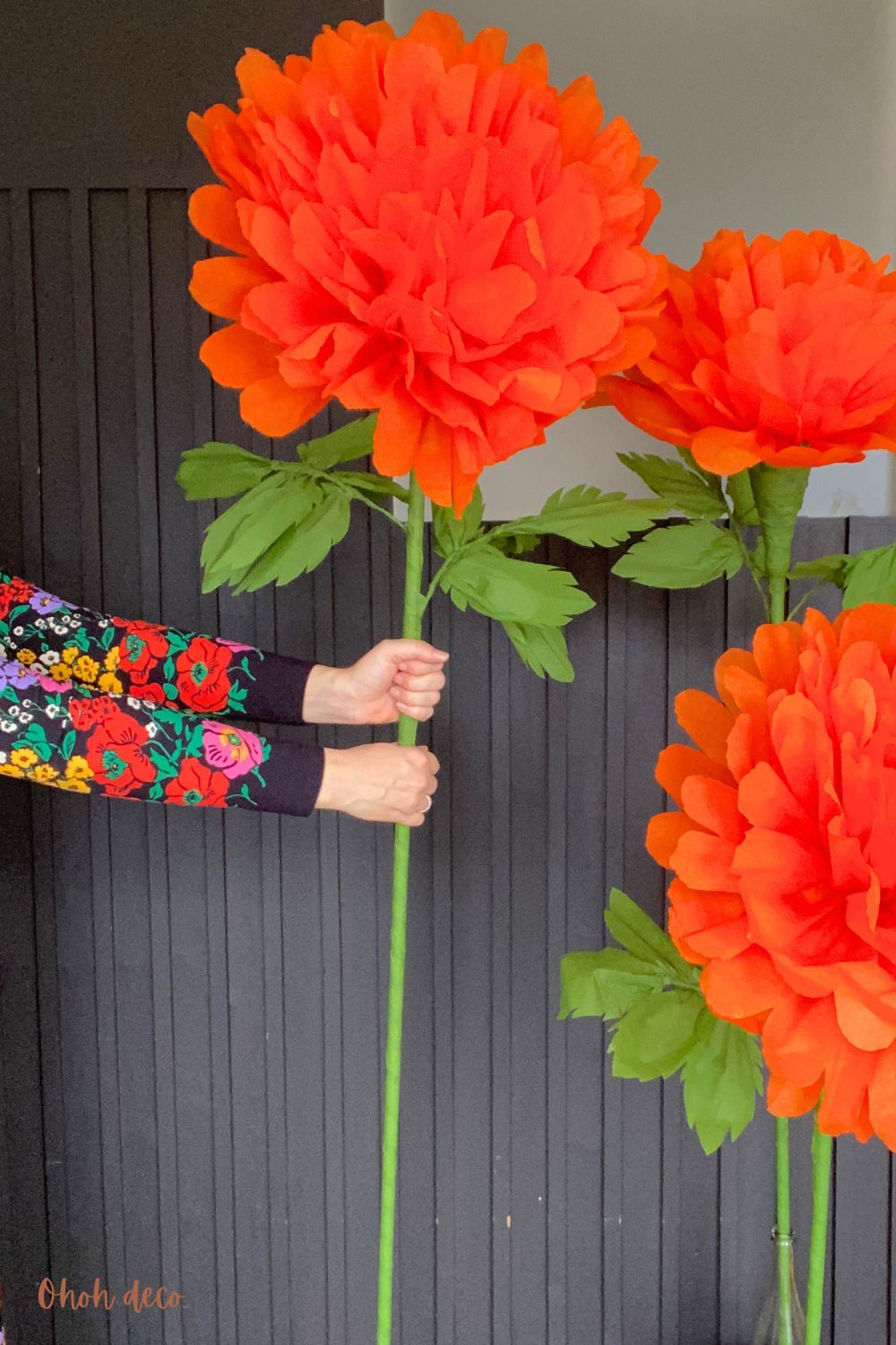 paper marigolds easy to make