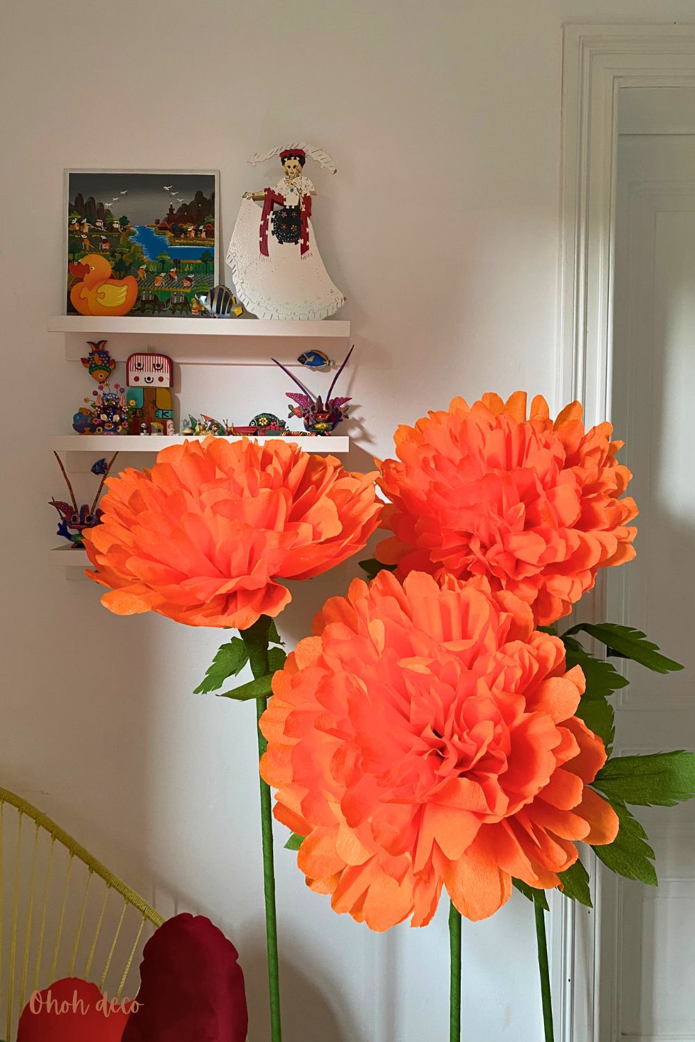 make paper marigolds