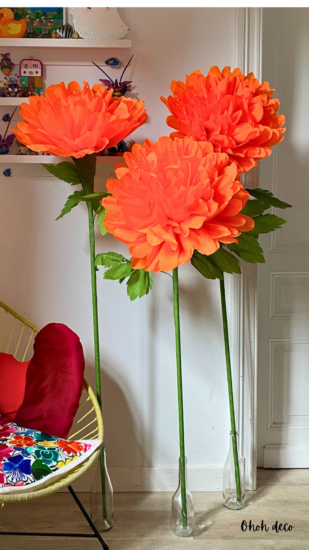 paper marogolds giant flowers