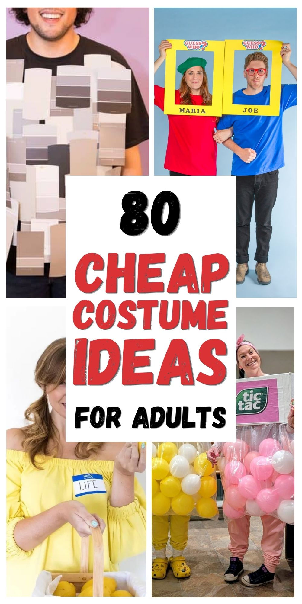 easy and cheap costume ideas for adults